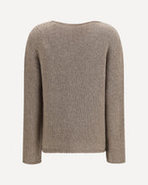 Maglione in Cashmere Nitha  - KAKI  | Base Blu