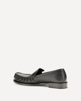 Leather Loafers - BLACK | Base Blu