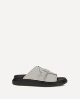 Buckle slide Sandals - GREY | Base Blu