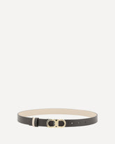 Reversible leather Belt - BLACK | Base Blu