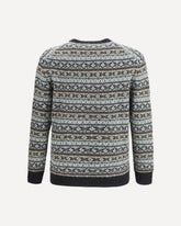 Crewneck wool-blend Sweater - MULTICOLOUR | Base Blu