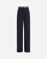 Elegant Pants with belt - BLUE | Base Blu