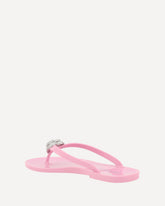 Flip-flop Sandals with double heart - PINK | Base Blu