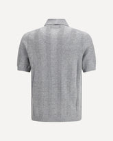 Cotton polo Sweater - GREY | Base Blu
