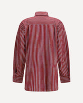New Georgiana oversized Shirt - BORDEAUX | Base Blu