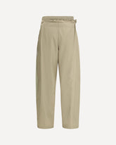 Nylon Pants with built-in belt - BEIGE | Base Blu