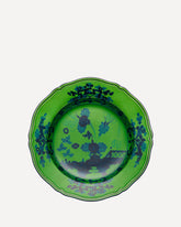 Oriente Italiano Collection charger Plate - GREEN | Base Blu