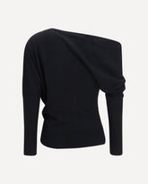 Asymmetric Sweater - BLACK | Base Blu