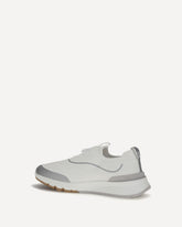 Sneakers in maglia di cotone techno - BIANCO | Base Blu