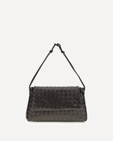 Woven Shoulder Bag - BROWN | Base Blu