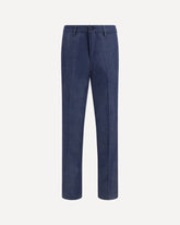 Tailored-cut Trousers - BLUE | Base Blu