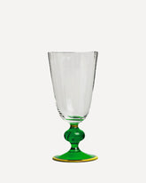 Perfetto Wine Glass - GREEN | Base Blu