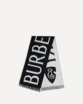 Wool logo Scarf - BLACK | Base Blu