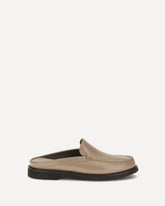 Mules in pelle  - BEIGE | Base Blu