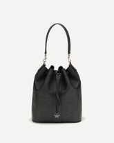 Medium Dessau Bucket Bag - BLACK | Base Blu