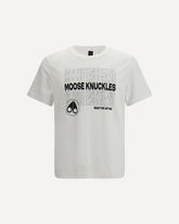 Regular Fit Crewneck T-shirt in cotton with front print - WHITE | Base Blu