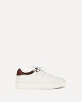 Sneakers B-Court in pelle  - BIANCO | Base Blu