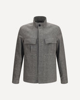 Giacca con collo alto - GRIGIO | Base Blu