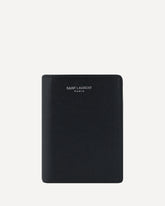 Embossed leather Wallet - BLACK | Base Blu