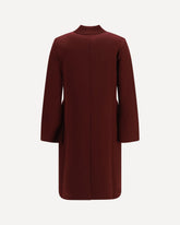 Celine merino wool Dress - BORDEAUX | Base Blu