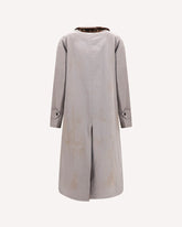 Reversible single-breasted coat with gocce details - MULTICOLOUR | Base Blu