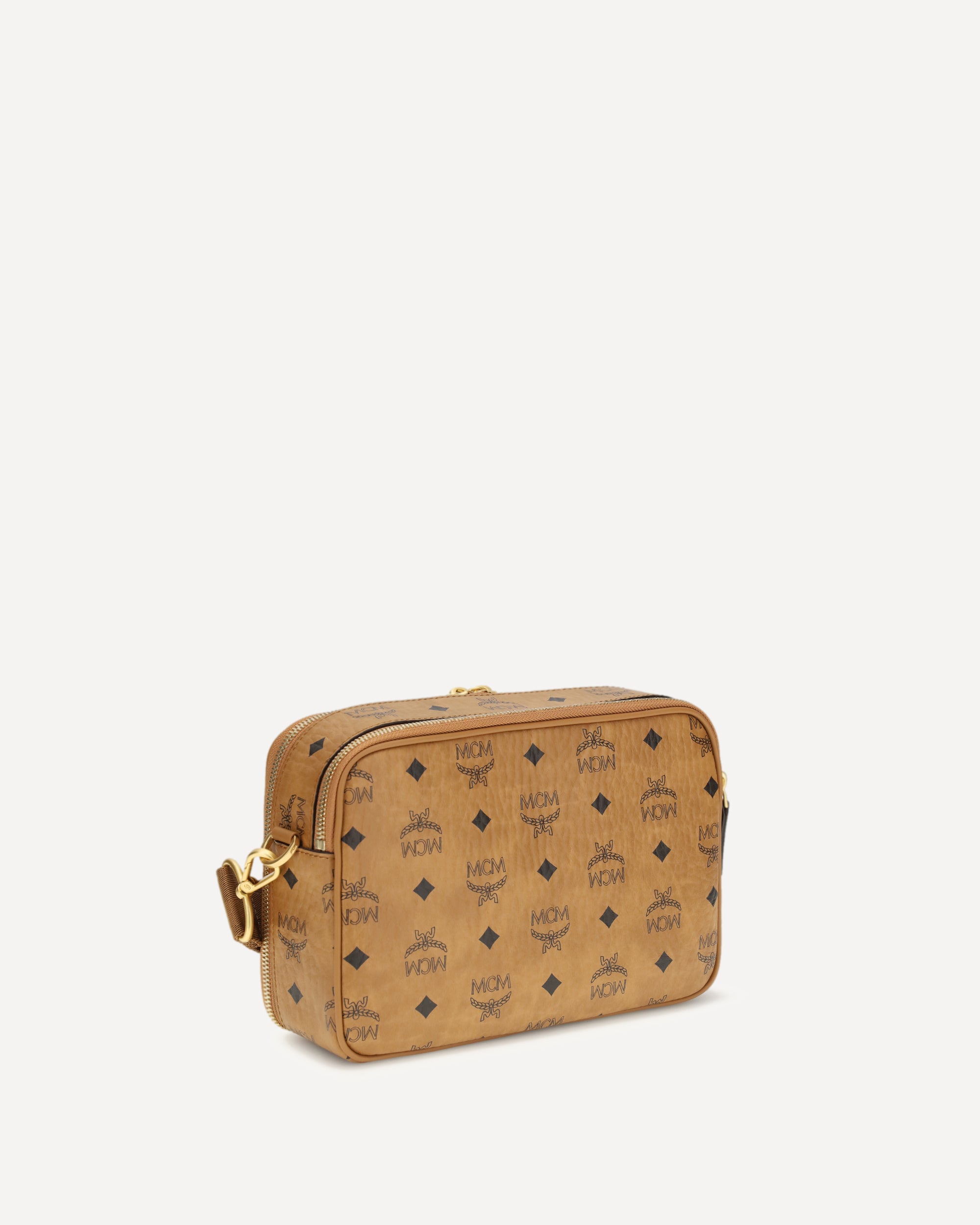 MCM Small Diamond Crossbody Bag BEIGE | Base Blu