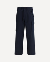 Pantaloni cargo in cotone  - BLU | Base Blu
