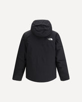 Mountain Range Down Hooded Jacket - BLACK | Base Blu