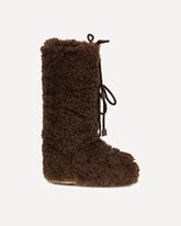 Icon Curly Extra snow Boots - BROWN | Base Blu