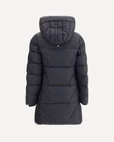 Janet hooded Down Jacket - BLACK | Base Blu
