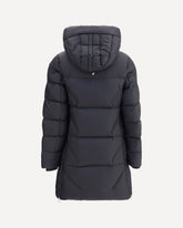 Janet hooded Down Jacket - BLACK | Base Blu