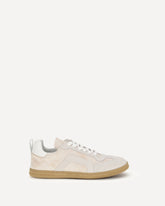 Sneakers in pelle scamosciata - CREMA  | Base Blu