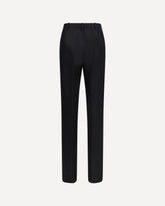 Silk faille Pants - BLACK | Base Blu