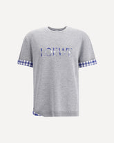 T-Shirt in misto lana e cotone - GRIGIO | Base Blu