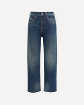 Straight-Leg Denim Jeans - BLUE | Base Blu