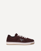 Suede leather Sneakers - BORDEAUX | Base Blu