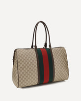 GG Travel Bag Web stripe - BEIGE | Base Blu