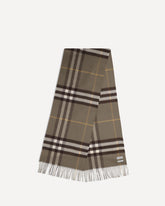 Embroidered cashmere Scarf - BROWN | Base Blu