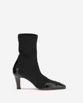 Belle Western Ankle Boots - BLACK | Base Blu