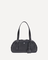 Friday medium Shoulder Bag - BLACK | Base Blu