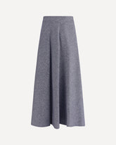 Flared midi Skir - BLUE | Base Blu