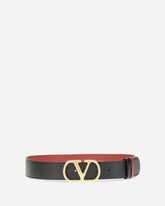 Reversible VLogo Belt - BLACK | Base Blu