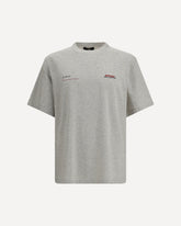 T-Shirt logata - GRIGIO | Base Blu