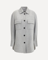 Cappotto corto a camicia - GRIGIO | Base Blu