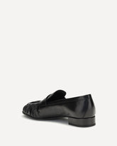 Leather Loafers - BLACK | Base Blu
