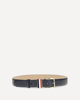Hammered leather Belt - BLUE | Base Blu