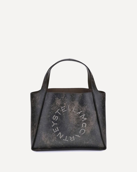 STELLA McCARTNEY Aged effect Tote Bag BROWN | Base Blu
