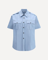Short-sleeved Shirt - LIGHT BLUE | Base Blu