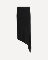 Pointed-slit Skirt - BLACK | Base Blu