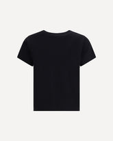 Cotton T-shirt with print black givenchy tape - BLACK | Base Blu